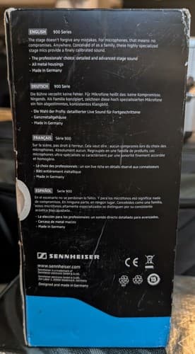 Sennheiser e 901 Condenser Boundary Microphone - evolution 900 series - NEW - Thumbnail 2