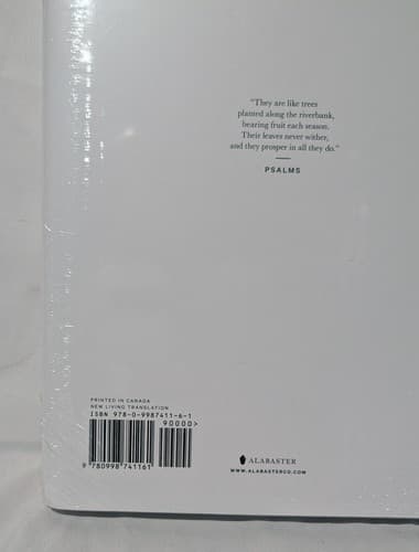 Book of Psalms - Alabaster Bible (NLT) by Alabaster Co. 2018 Hardcover - NEW - Thumbnail 2