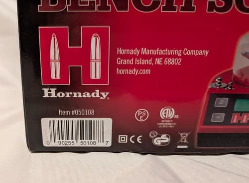 Hornady Lock-N-Load Bench Digital Powder Scale 1500 Grain Capacity Red - NEW - Thumbnail 2