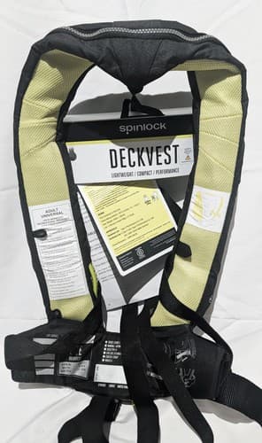 SPINLOCK Deckvest Lite 170 N Gun Metal Black Lifejacket (DW-LCG2/R) - NEW - Thumbnail 2