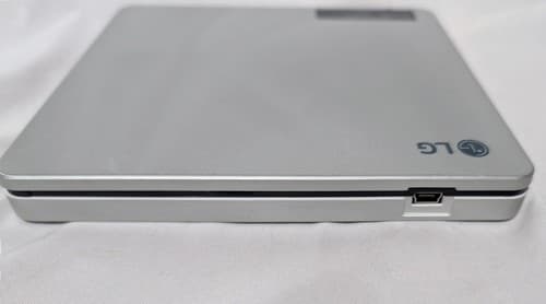 LG AP70NS50 DVDRW DL USB 2.0 Slim SuperMulti Blade External Drive - Silver - Thumbnail 3