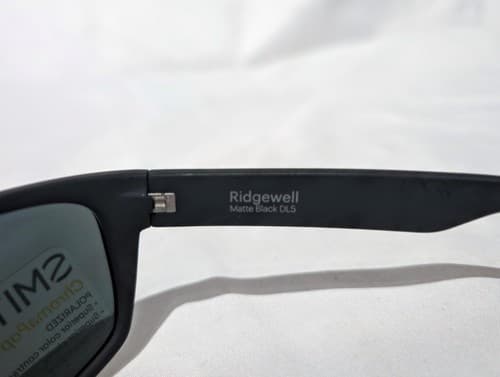 Smith Sunglasses Ridgewell Black (Matte) DL5 59/16 130 (RT) CP+ Polarized - NEW - Thumbnail 6