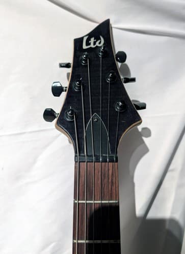 Black ESP LTD F-100FM Electric Guitar - Thumbnail 4