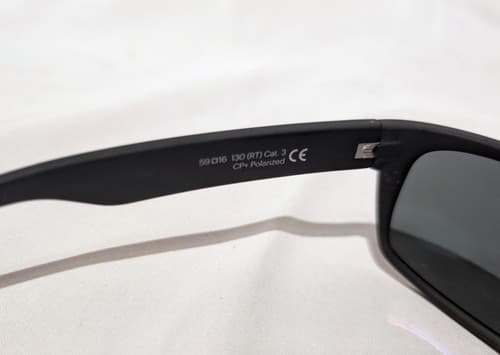 Smith Sunglasses Ridgewell Black (Matte) DL5 59/16 130 (RT) CP+ Polarized - NEW - Thumbnail 7