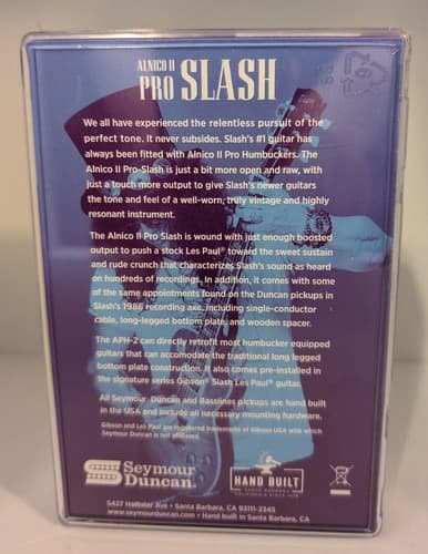 Seymour Duncan Alinco II Pro - Slash Pickup Set, Zebra - NEW - Thumbnail 2