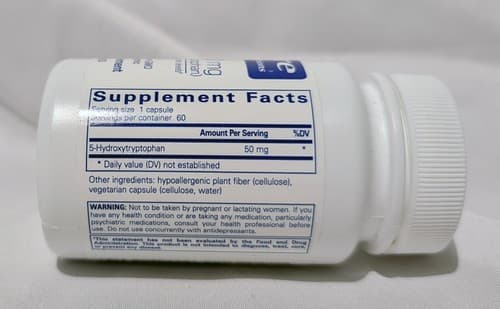 Pure Encapsulations 5-HTP 50mg - 60 Capsules - EXP 03/2028 - NEW - Thumbnail 4