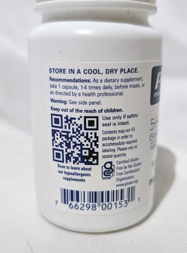 Pure Encapsulations 5-HTP 50mg - 60 Capsules - EXP 03/2028 - NEW - Thumbnail 3