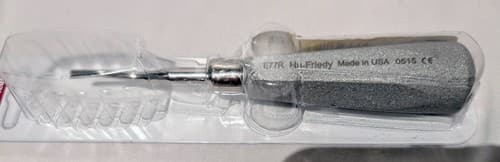 Hu-Friedy #77R Dental Serrated Elevator Tooth Extraction Instrument - NEW - Thumbnail 2