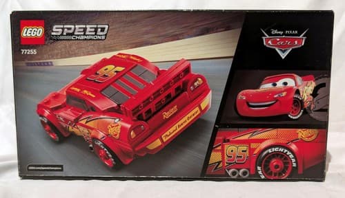LEGO 77255 Speed Champions Lightning McQueen Disney Pixar Cars (270 Pcs) - NEW - Thumbnail 2