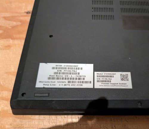Lenovo Thinkpad P15v Gen 3 (512GB SSD/Intel i7-12800H/32GB RAM/nVIDIA T1200 4GB) - Thumbnail 4
