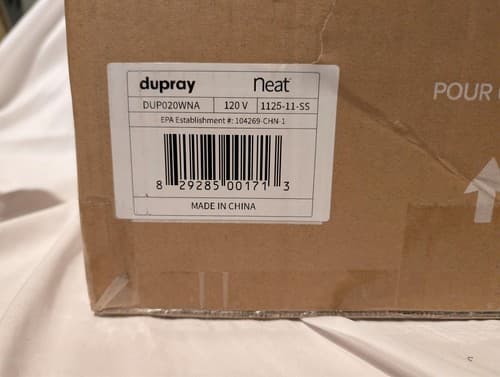 Dupray Neat DUP020WNA Steam Cleaner Multi-Purpose Heavy-Duty Steamer White - NEW - Thumbnail 3