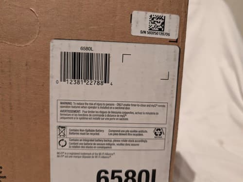 LiftMaster Plus Series 6580L Belt Garage Door Opener - NEW - Thumbnail 2