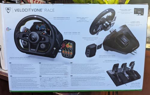 Turtle Beach VelocityOne Race Wheel & Pedal System for Xbox, Windows - NEW - Thumbnail 2