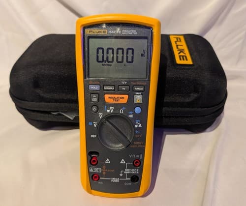 Fluke 1587 FC Insulation Multimeter with Case and Leads - Thumbnail 2