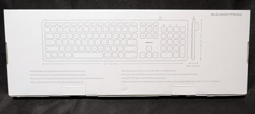 Macally BLSLIMKEYPROSG Backlit USB-C Wired Keyboard for MacOS X - NEW - Thumbnail 2