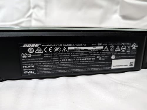 Bose SoundTouch 300 Sound Bar - Black - with Remote - Thumbnail 5