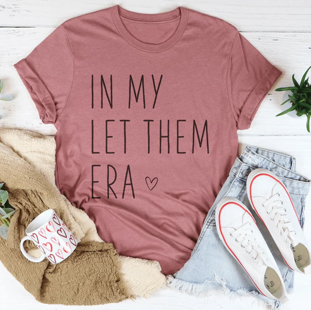 In My Let Them Era Tee - Athletic Heather / S - Thumbnail 4