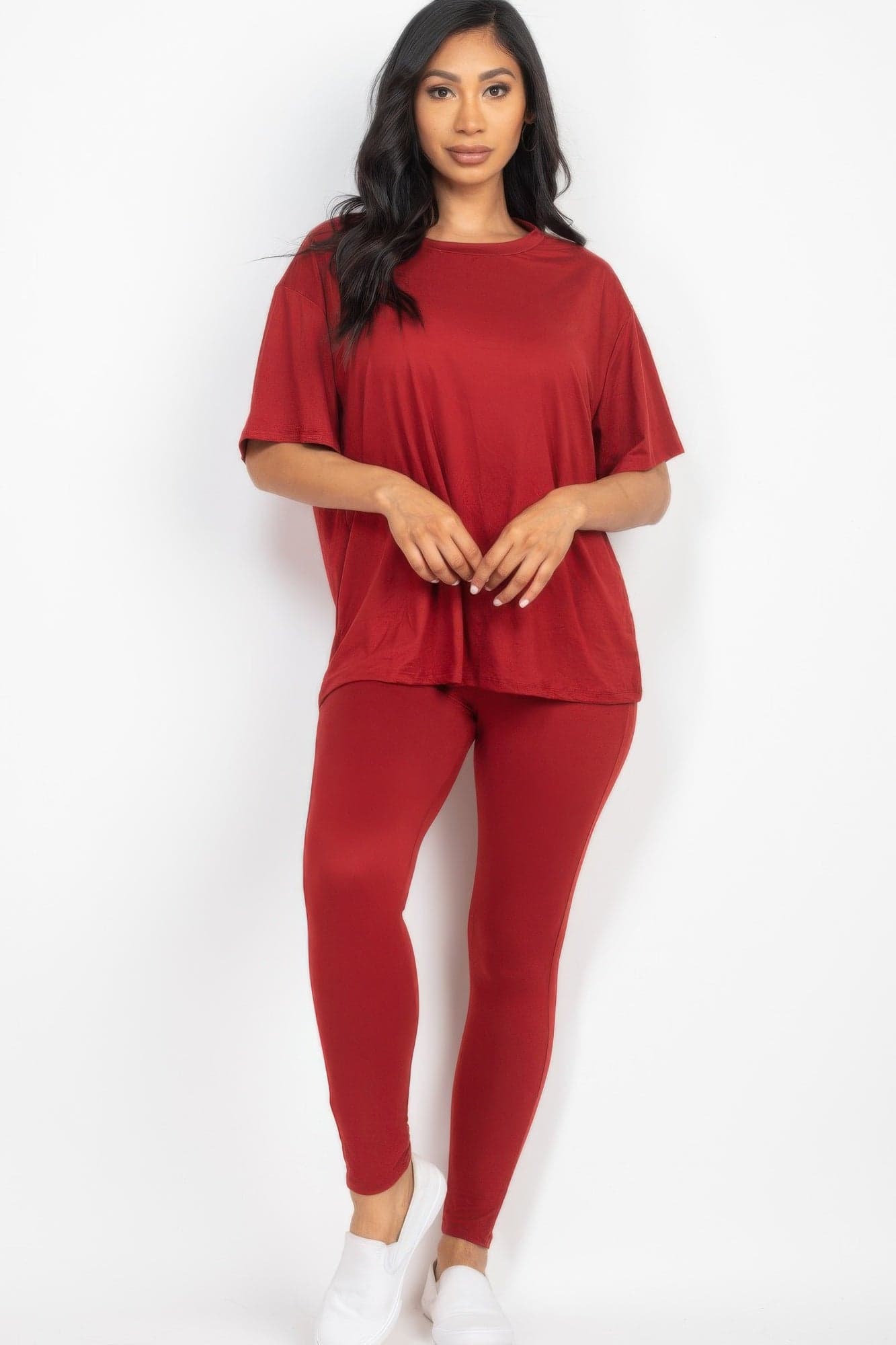 Oversized T-shirt & Leggings Set - Polignac / L - Thumbnail 5