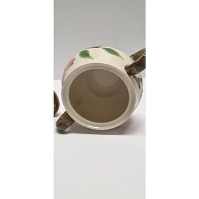 Vintage El Rancho Desert Rose Pre-Franciscan(1930s) Sugar + Creamer /w Lid - Thumbnail 4