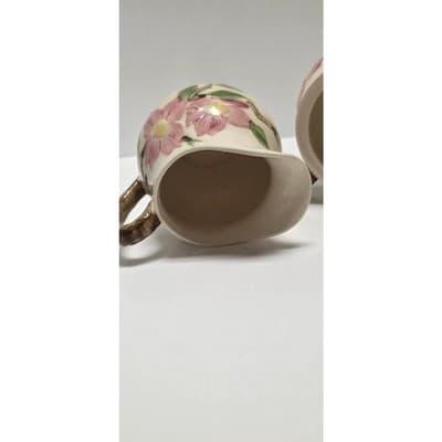 Vintage El Rancho Desert Rose Pre-Franciscan(1930s) Sugar + Creamer /w Lid - Thumbnail 6