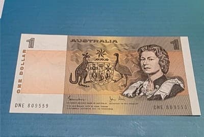 3 x Vintage $1 Australian Dollar CoA - Paper Banknote: Side Security Strip - Thumbnail 11