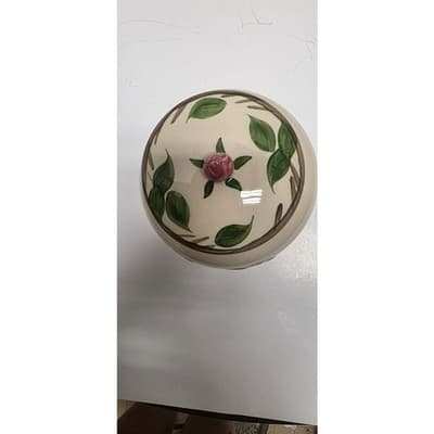 Vintage Franciscan Desert Rose Biscuit Barrel - Made in England - Hand Painted - Thumbnail 3