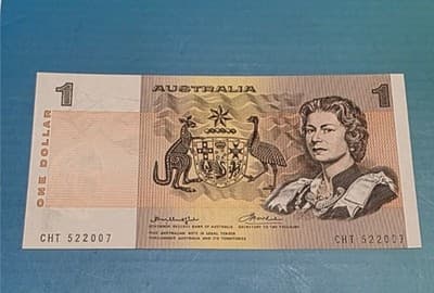 3 x Vintage $1 Australian Dollar CoA - Paper Banknote: Side Security Strip - Thumbnail 9