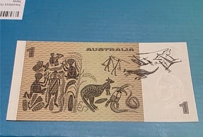 3 x Vintage $1 Australian Dollar CoA - Paper Banknote: Side Security Strip - Thumbnail 10