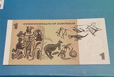 3 x Vintage $1 Australian Dollar CoA - Paper Banknote: Side Security Strip - Thumbnail 6