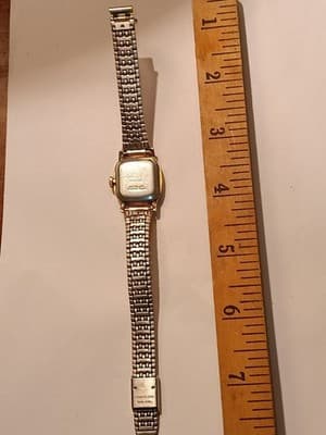 Vintage Ladies Timex Gold Toned Analog Mesh Braclet Working Watch - Thumbnail 6