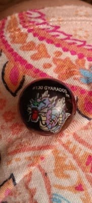 #130 Pokemon Gyarados Irridescent Power Marble - Thumbnail 2