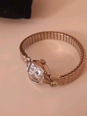 Vintage Ladies Mechanical Benrus Wrist Watch 1/10 RGP Ðomed Crystal Untested - Thumbnail 5