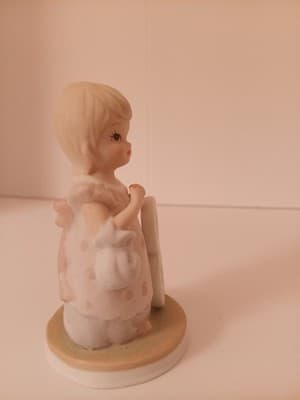 Vintage 1983 Lefton China "The Christopher Collection," Birthday Girl #8 - Thumbnail 2