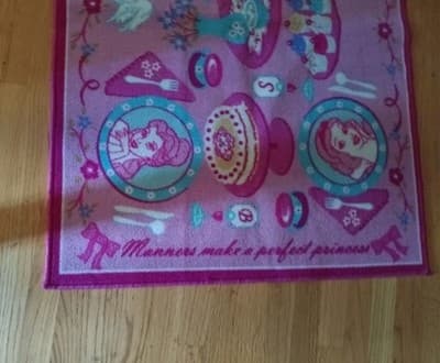 Disneys Princess's Ariel Pink Cinderella Snow White Rug - Thumbnail 2