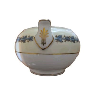 Vintage Wedgewood Appledore Bone China W3257 Suger Bowl & Lid Made in England - Thumbnail 4