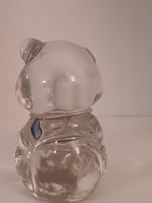 Vintage Fenton Glass December Birthday Bear Paper Weight Hand Made With Tags - Thumbnail 5