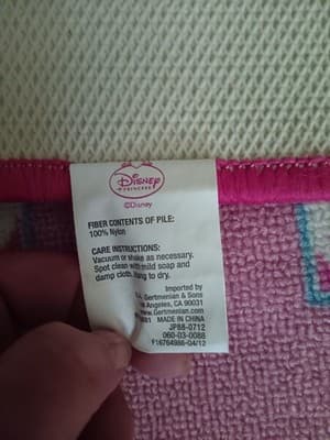 Disneys Princess's Ariel Pink Cinderella Snow White Rug - Thumbnail 5