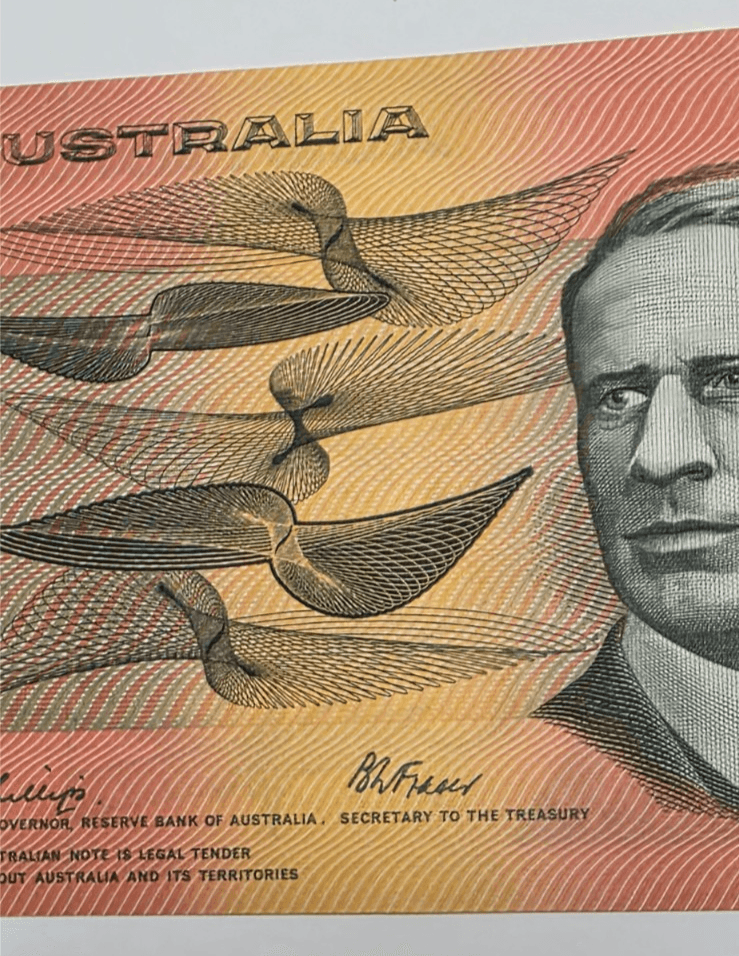 1989 Australia 20 Dollars Paper Banknote Phillips Fraser Deputy Governor EVN UNC - Thumbnail 4