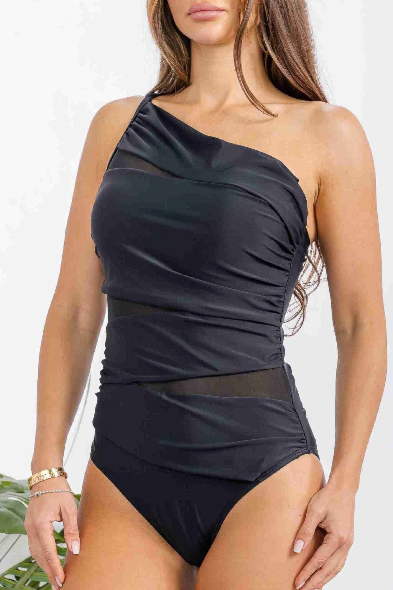 Black One Should Cut Out Swimwear - L - Thumbnail 5
