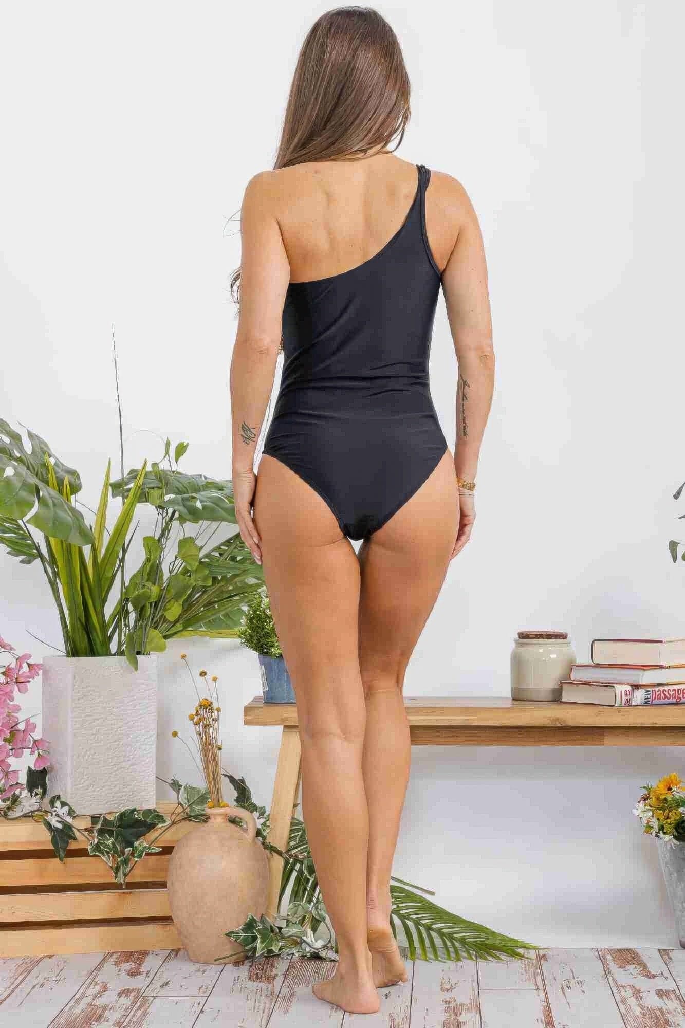 Black One Should Cut Out Swimwear - S - Thumbnail 6
