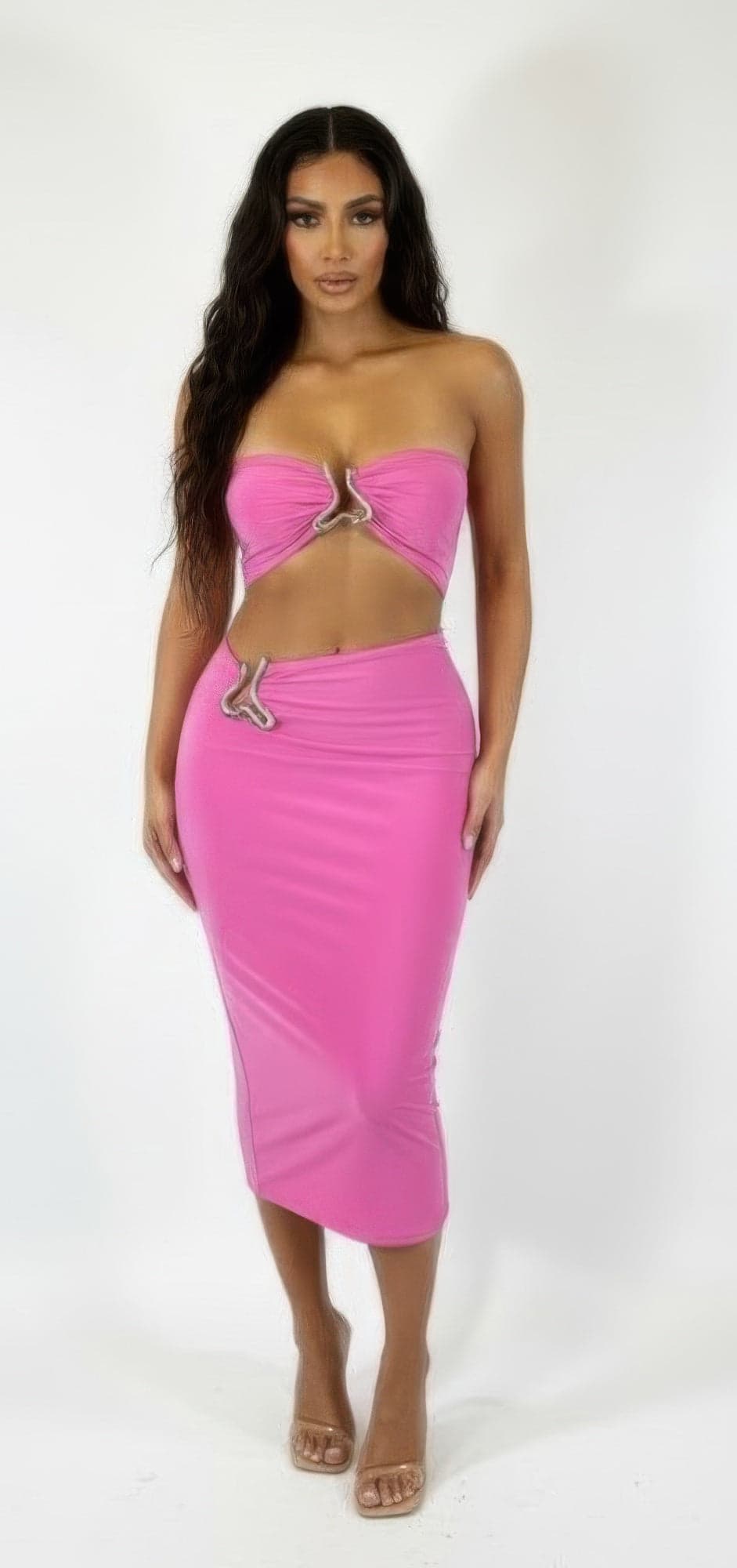 A Sharp Triangular Cutout Midi - M - Thumbnail 3