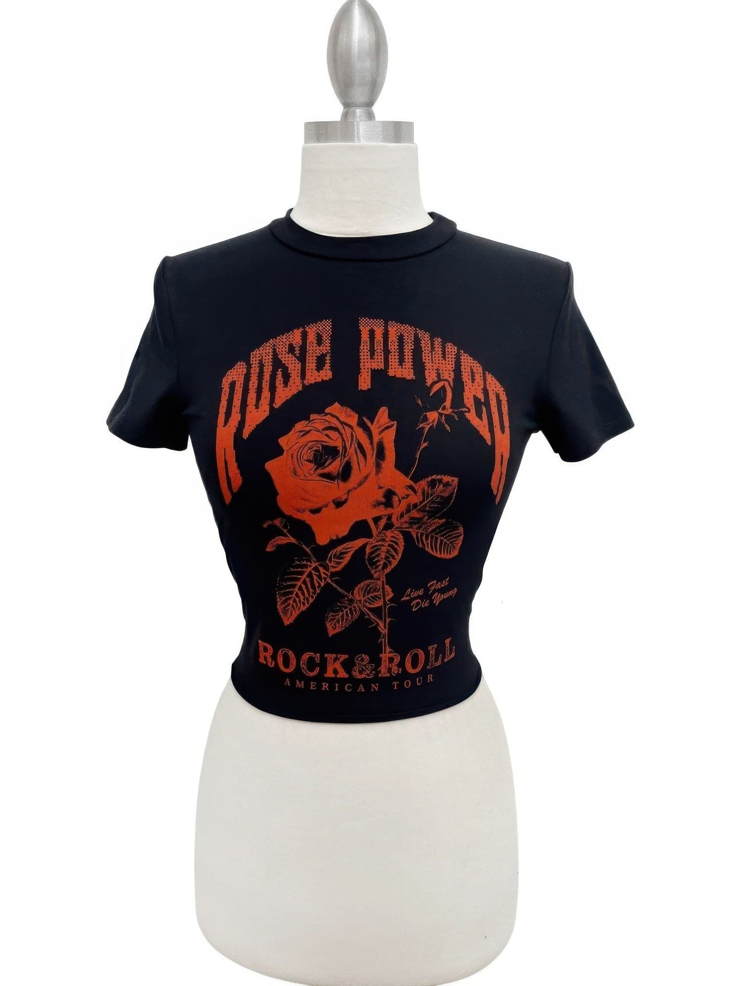 Rose Power Graphic Tee - S - Thumbnail 2