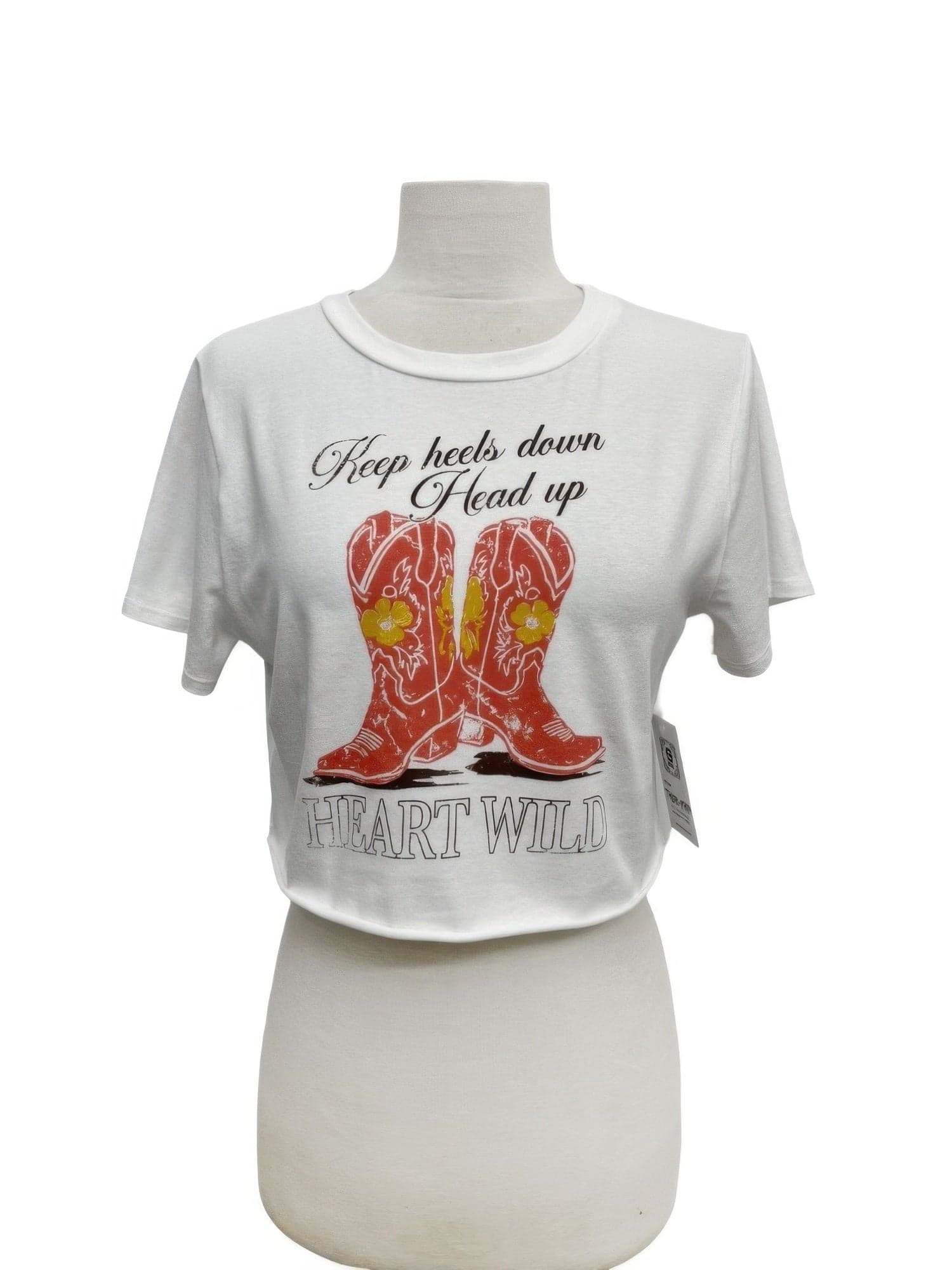 Wild Heart Cowgirl Graphic Tee - L - Thumbnail 2