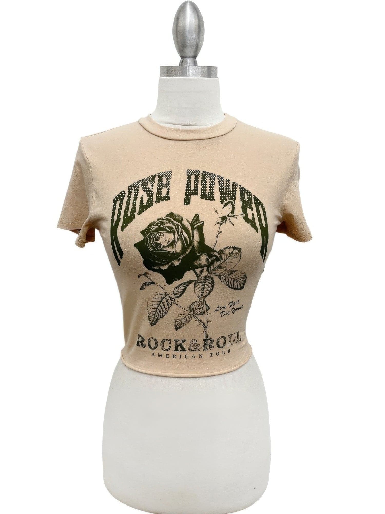 Rose Power Graphic Tee - S - Thumbnail 2