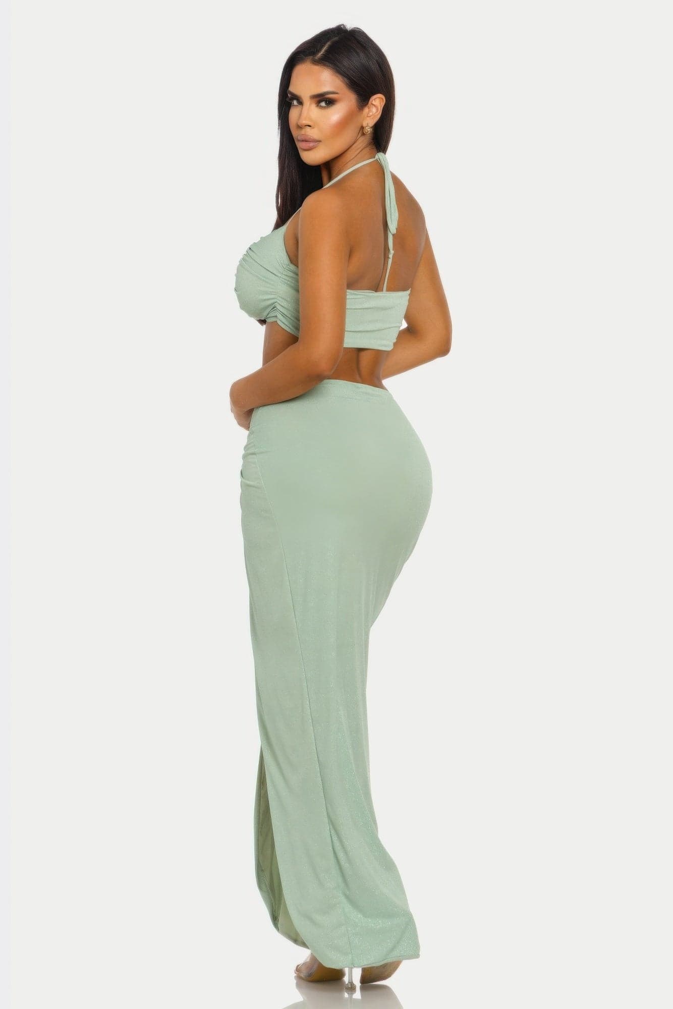 Twist & Dazzle Two-piece Set - Royal blue / M - Thumbnail 4