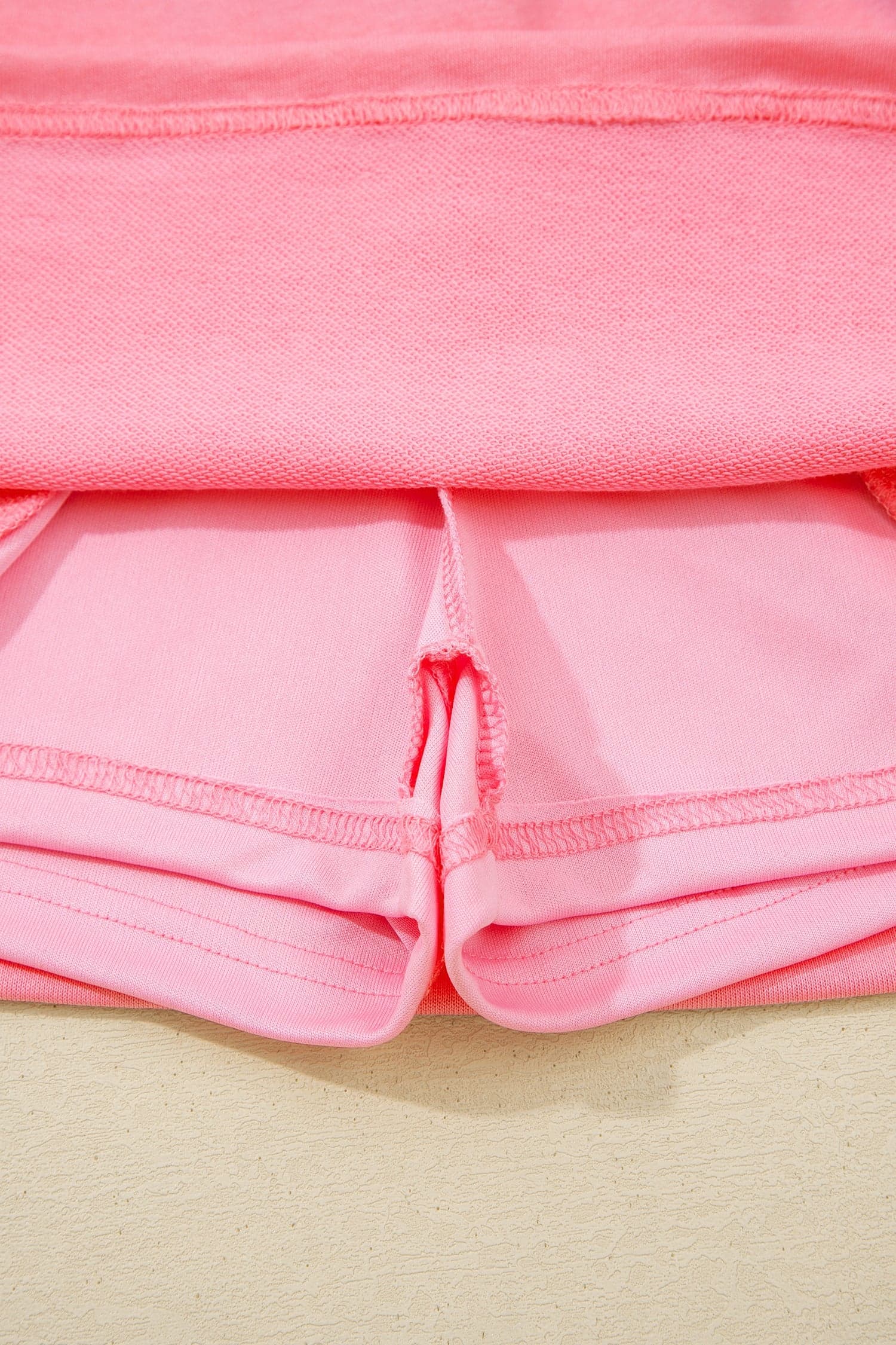 Solid Tank Top & Elastic Waist Mini Skort Set - Green / L - Thumbnail 13