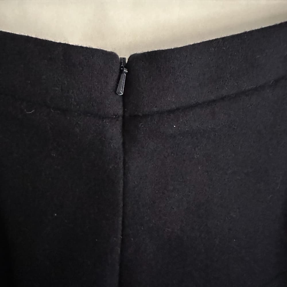 Atea Oceanie Navy Blue Flared A-Line Mini Skirt Women Size 40 / US 8 Minimalist - Thumbnail 4