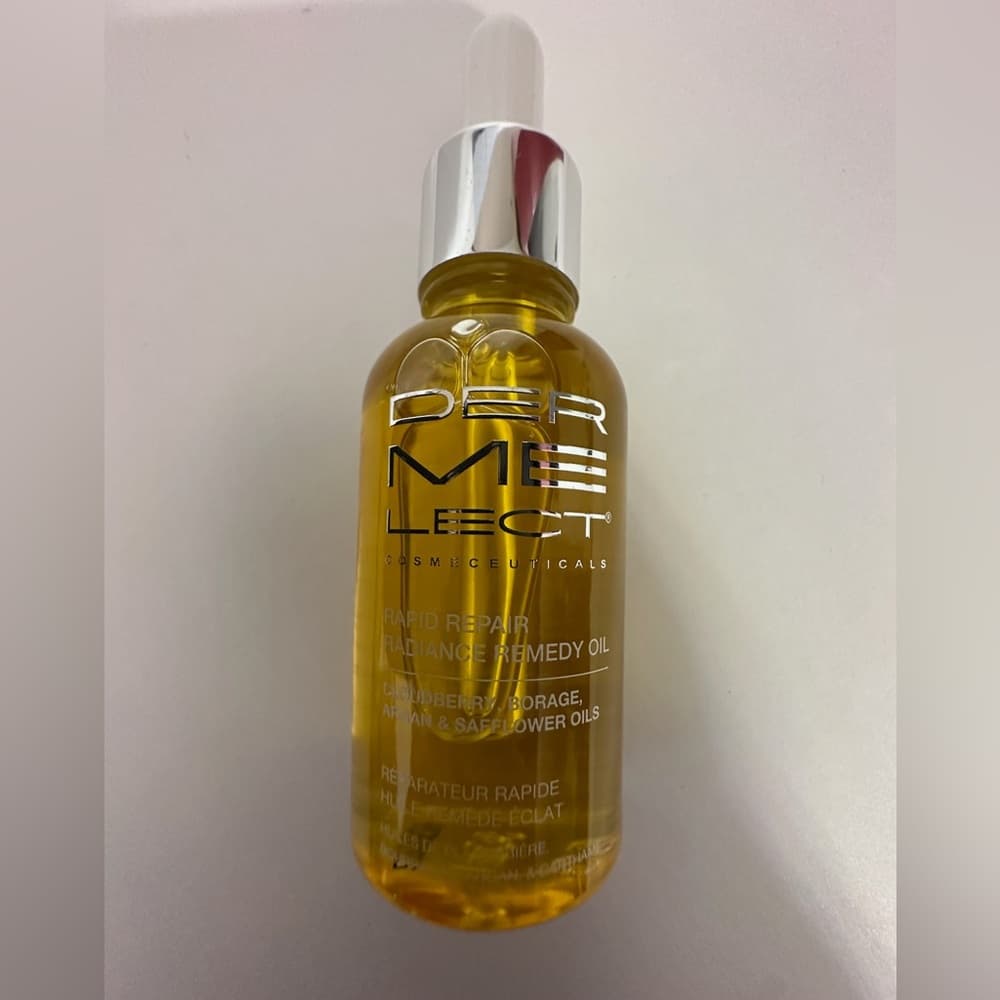 NIB Dermelect Rapid Repair Radiance Remedy Oil Skincare Treatment 1 oz Luxury - Thumbnail 3