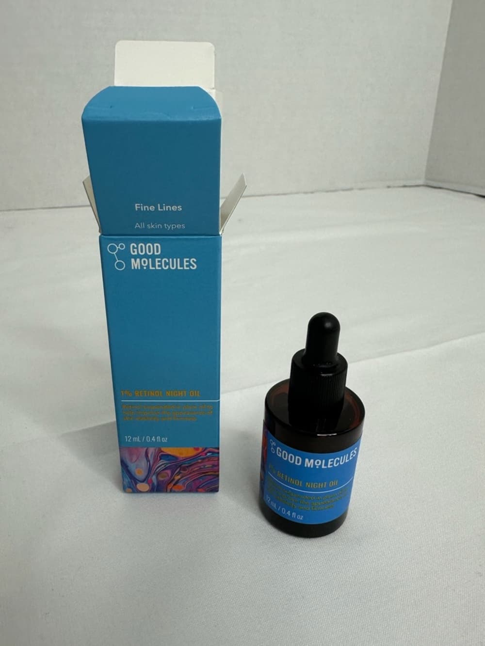 NIB Good Molecules 1% Retinol Night Oil 12ml Anti Aging Skincare Quiet Luxury - Thumbnail 7