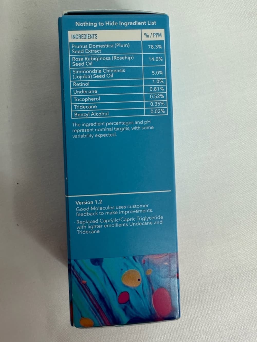 NIB Good Molecules 1% Retinol Night Oil 12ml Anti Aging Skincare Quiet Luxury - Thumbnail 2